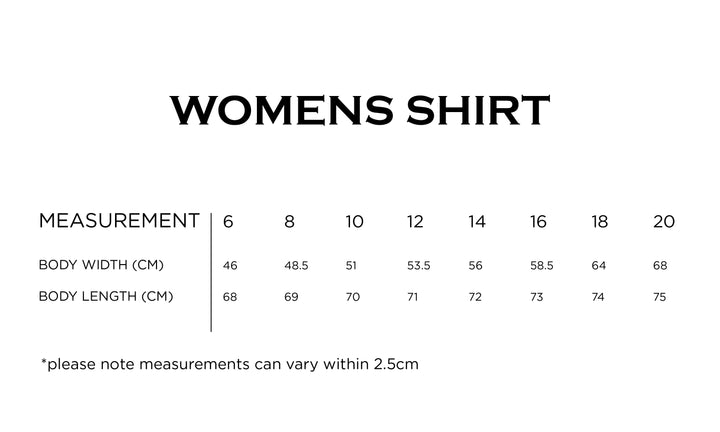 WOC Woven Rope Ladies Shirt
