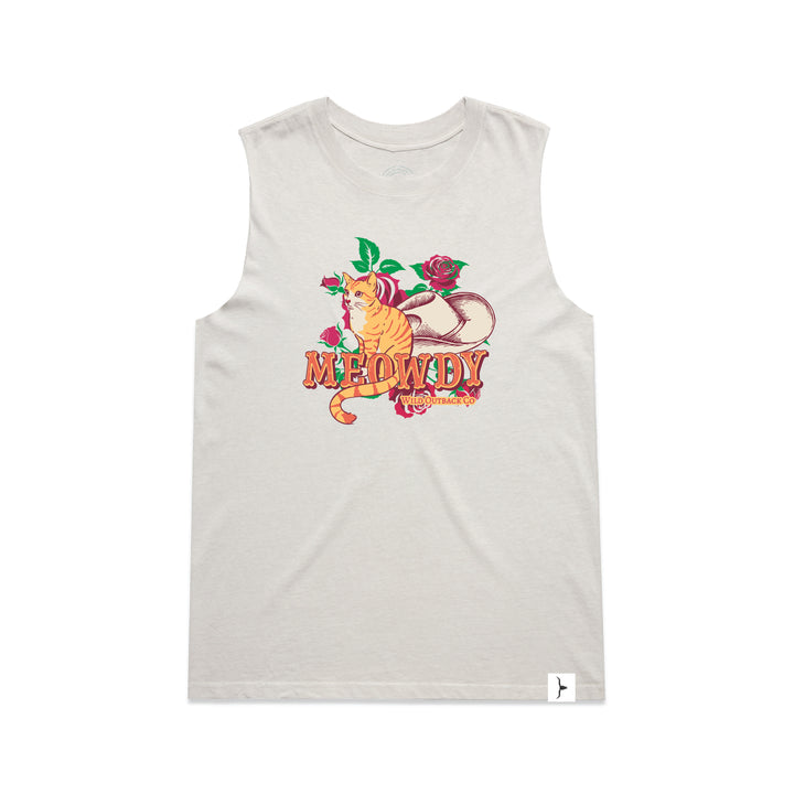 WOC Meowdy Womens Faded Tank
