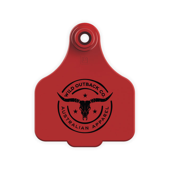 WOC Cattle Tag Keyring