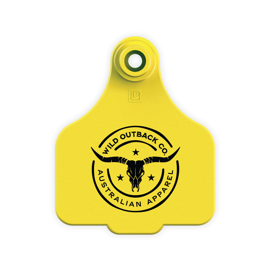 WOC Cattle Tag Keyring