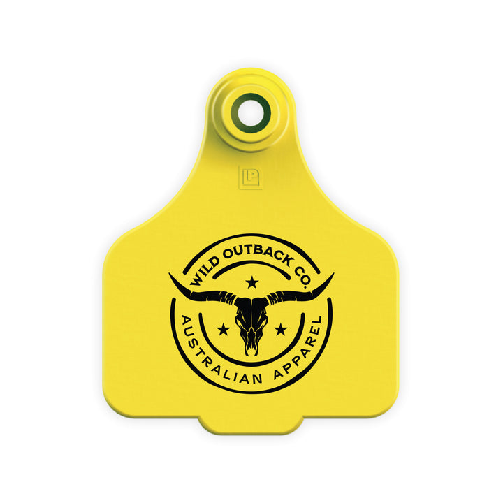WOC Cattle Tag Keyring