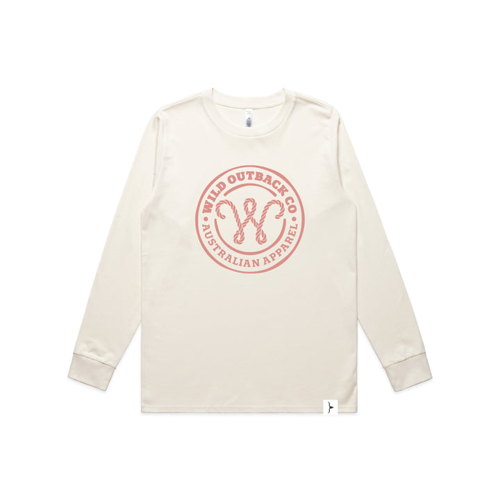 WOC Woven Stamp Womens LS Tee