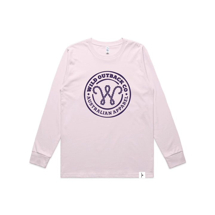 WOC Woven Stamp Womens LS Tee