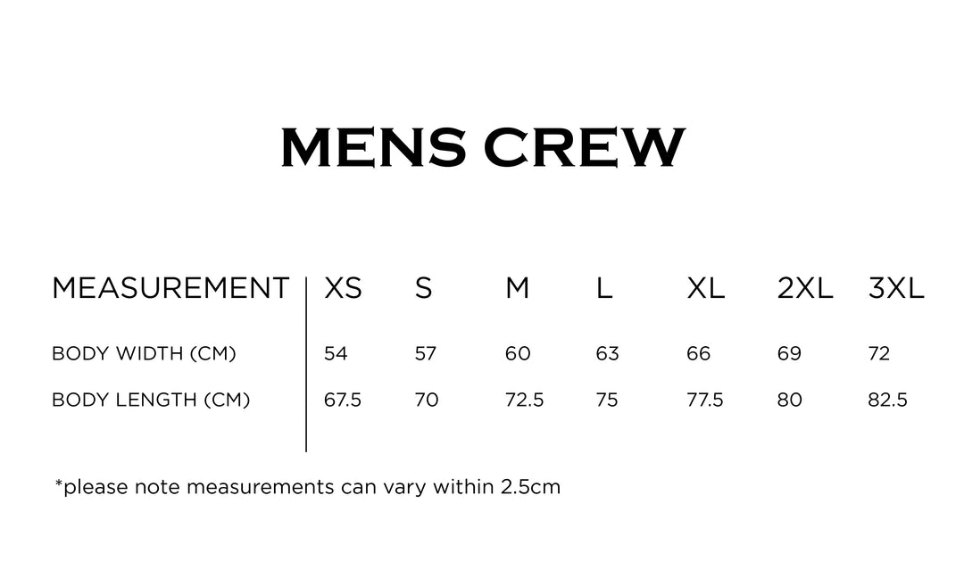 WOC Stamp Mens Crew