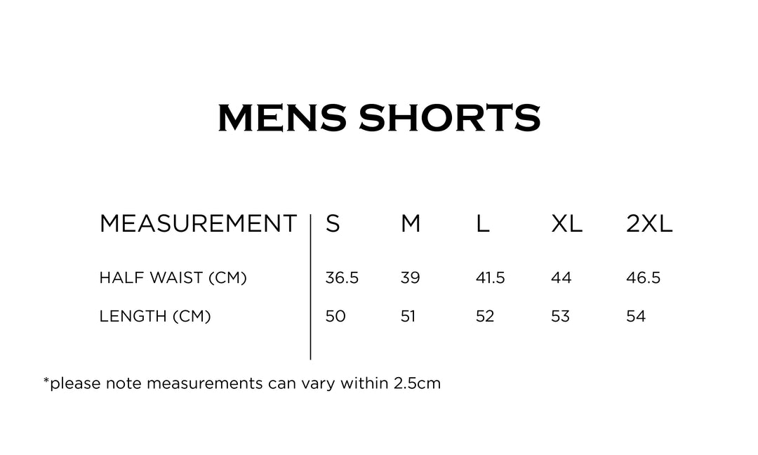 WOC Stamp Mens Shorts