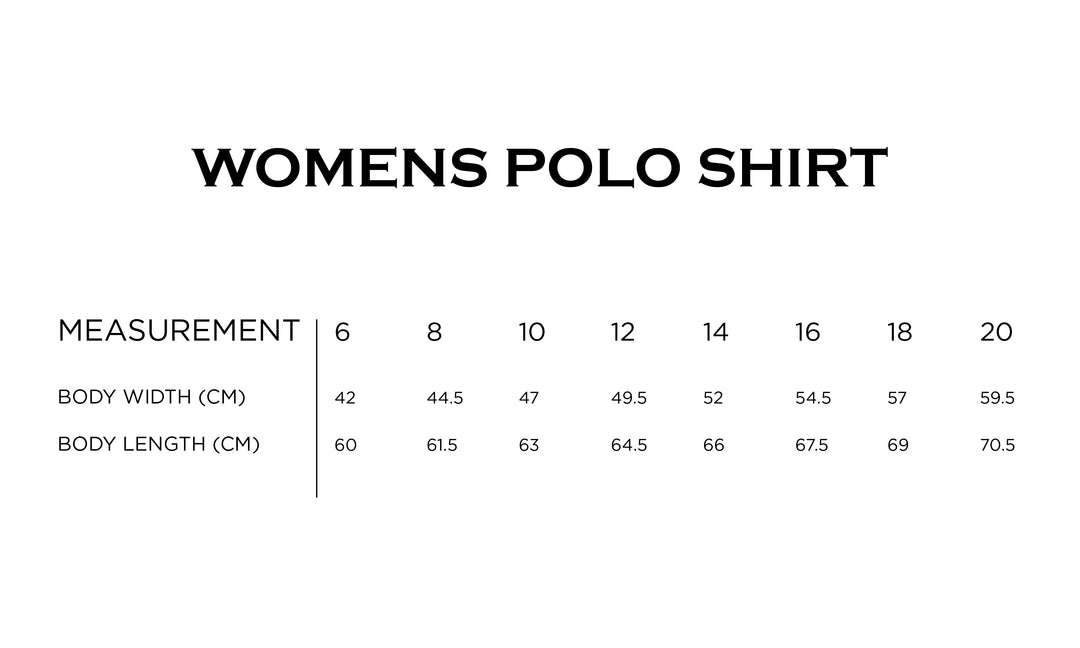 WOC Woven Stamp Womens Polo Shirt