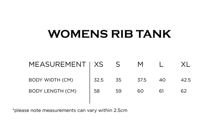WOC Wild Country Womens Rib Tank