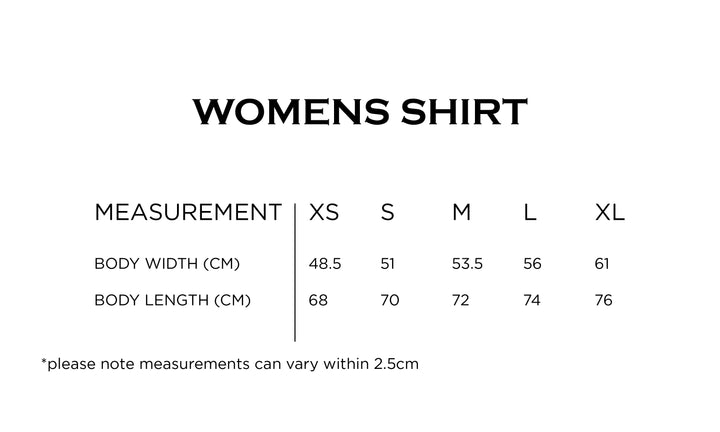 WOC Woven Stamp Womens Shirt