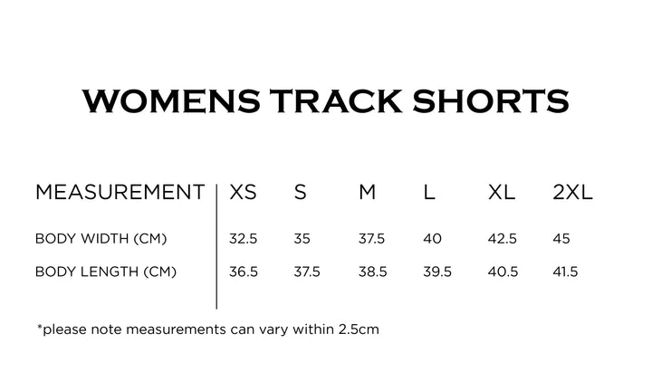 WOC Wild Country Womens Track Shorts