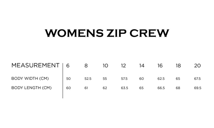 WOC Wild Country Womens Zip Crew