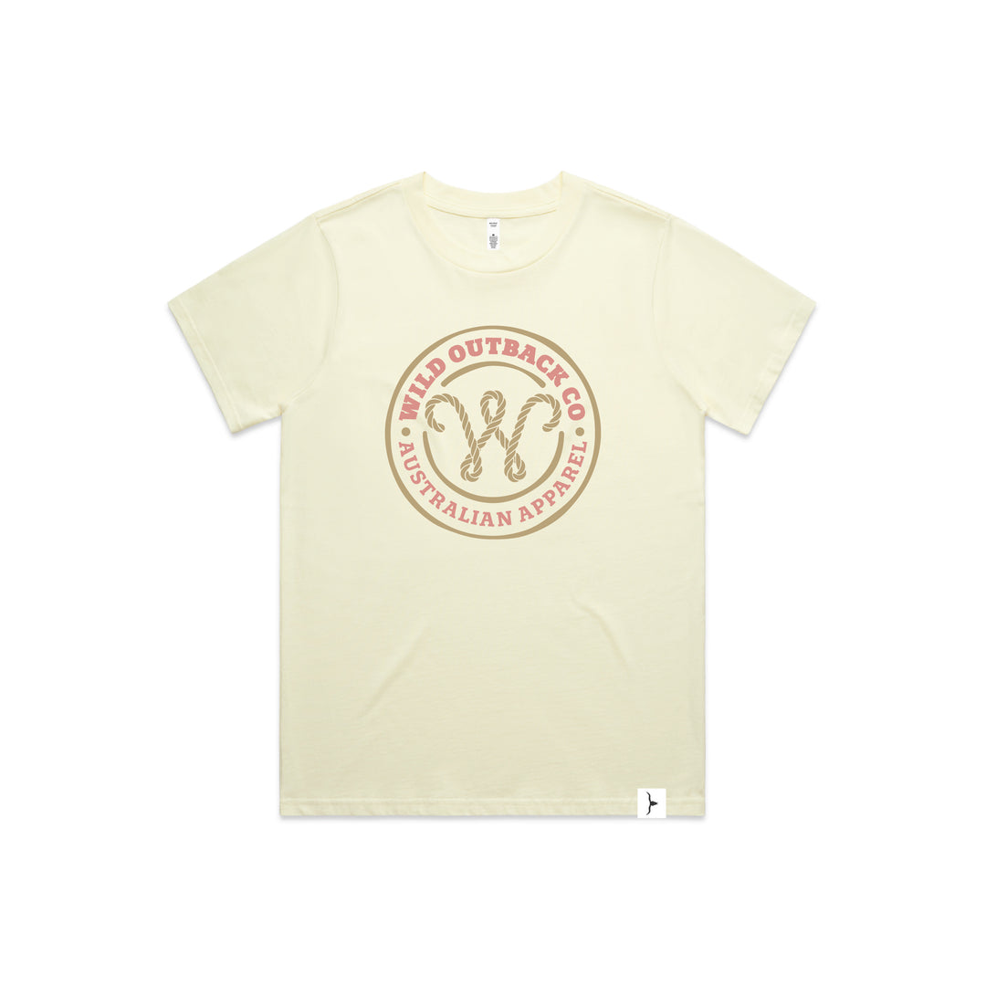 WOC Woven Stamp Womens Tee