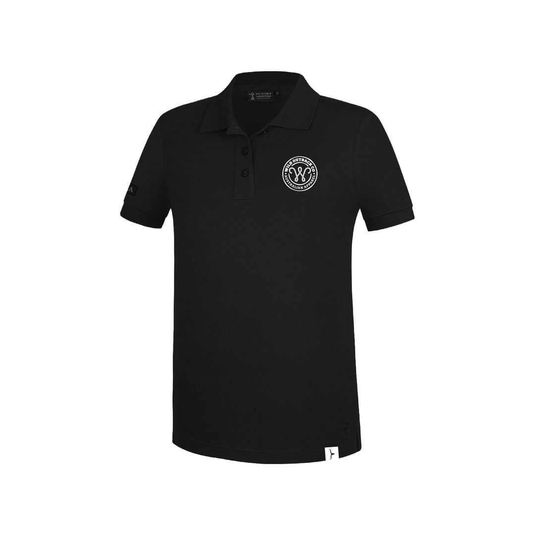 WOC Woven Stamp Womens Polo Shirt
