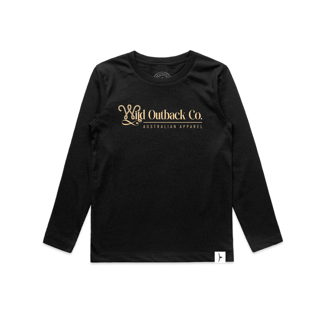 WOC Woven Emblem Kids LS Tee
