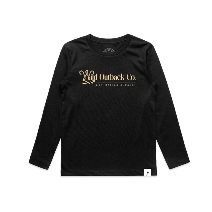 WOC Woven Emblem Kids LS Tee