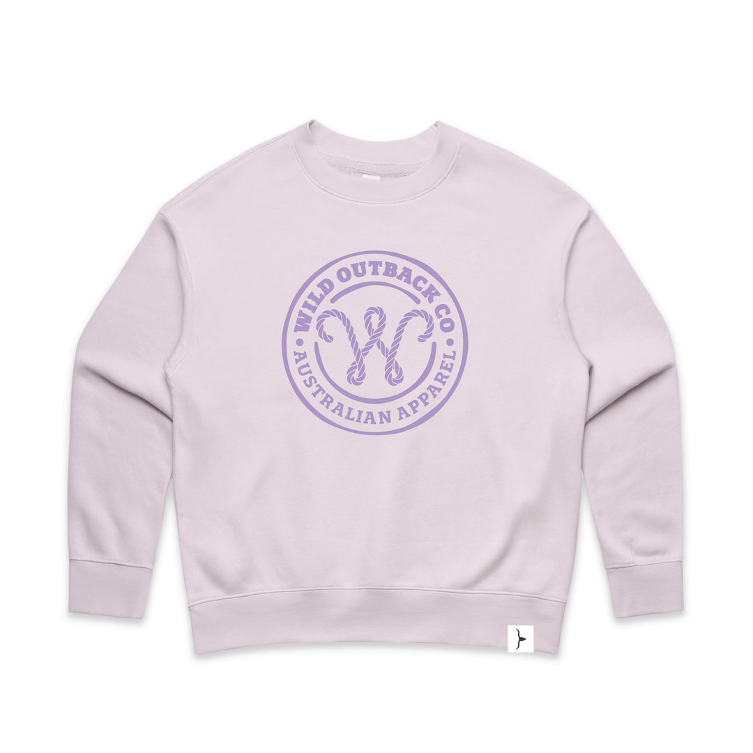 WOC Woven Stamp Womens Crew