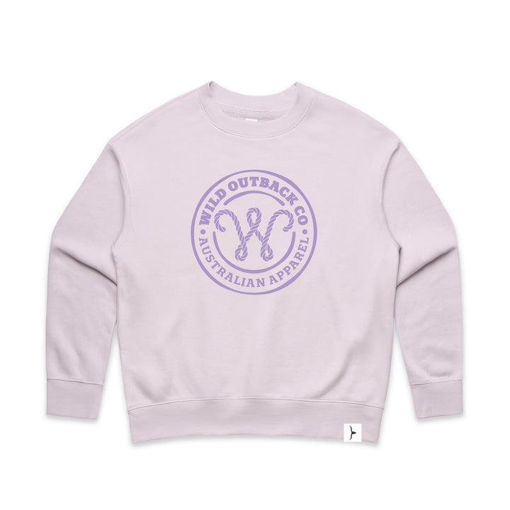 WOC Woven Stamp Womens Crew