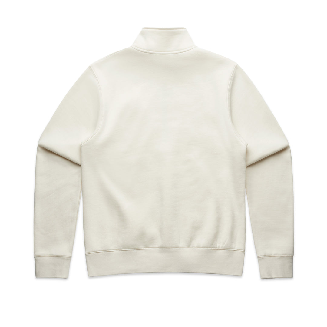 WOC Woven Stamp Womens Zip Crew