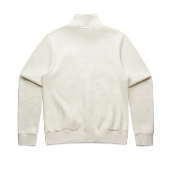 WOC Woven Stamp Womens Zip Crew